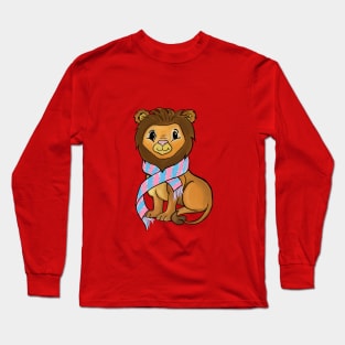 Trans Lion Mascot Long Sleeve T-Shirt